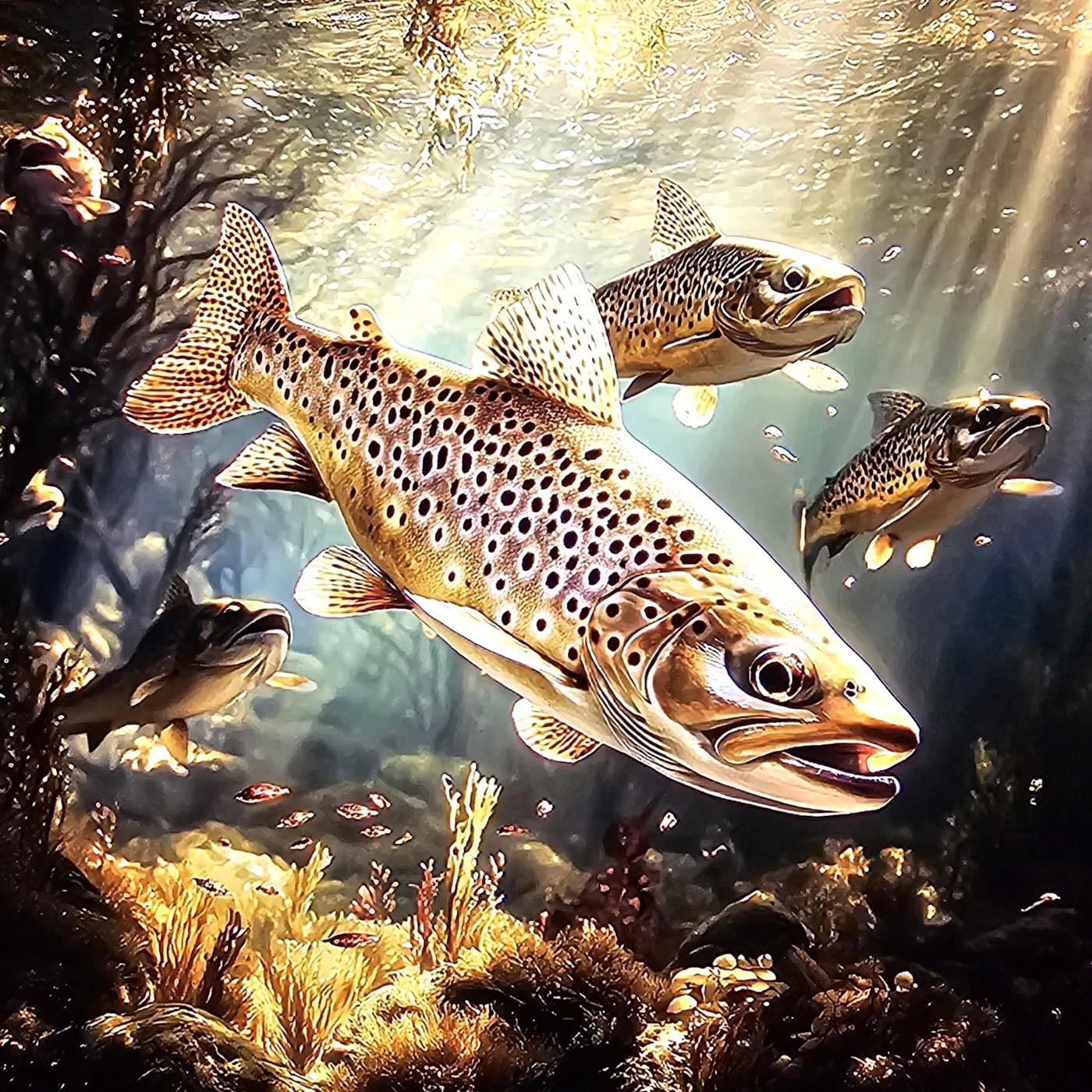 Fischzucht Rusch - Bachforellen, Regenbogenforellen